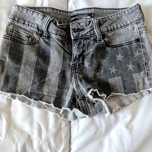 Lovesick American Flag Jean Shorts Women's Size 3